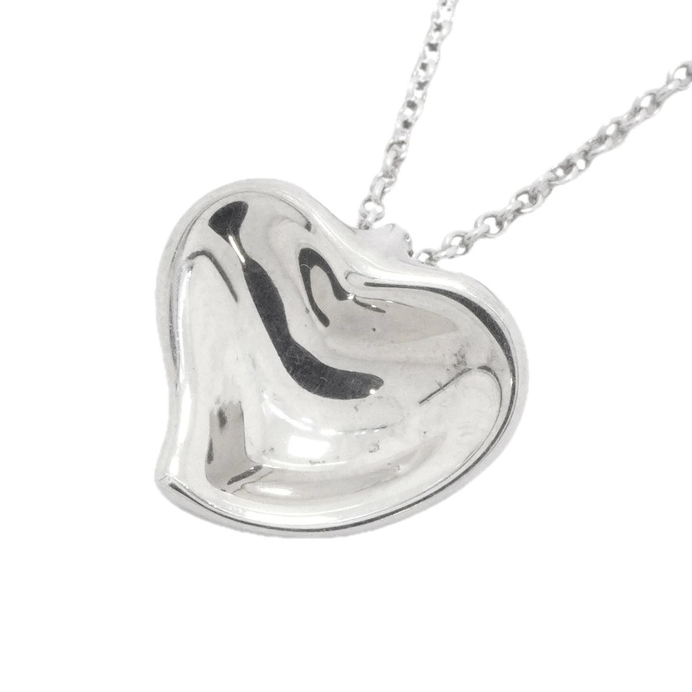 Tiffany Co Necklace Full Heart Silver